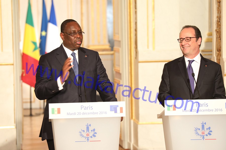 MACKY SALL À L'ÉLYSÉE : Un moment solennel et...émouvant