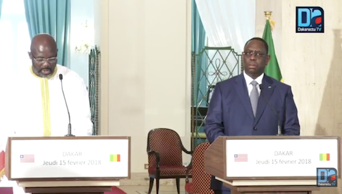 Macky Sall sur la coopération Sénégalo-libérienne : "Nous avons vu que le cadre était très faible"