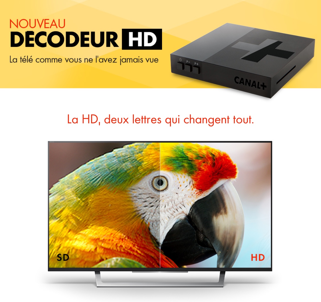 Révolution avec la résolution HD : CANAL+ vous rend « maître du temps »