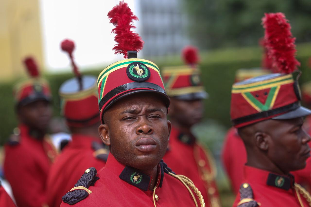 Cérémonie d’hommage au sergent Malamine Kamara à Brazzaville