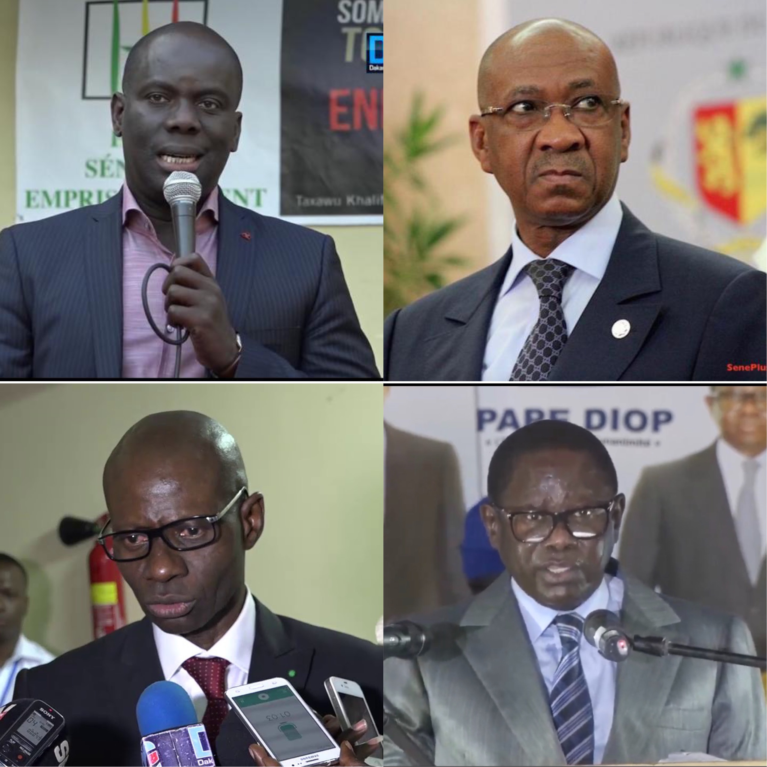 Boubacar Camara, Hadjibou Soumaré, Malick Gakou et Pape Diop s'acheminent-ils vers l'invalidation de leurs candidatures ?