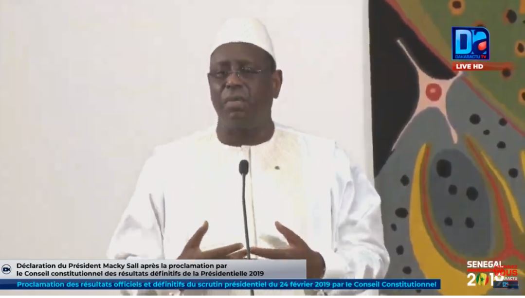 Macky Sall : « Le ministre de l’Intérieur était attendu au tournant, je le félicite ainsi que tous les acteurs du scrutin… »