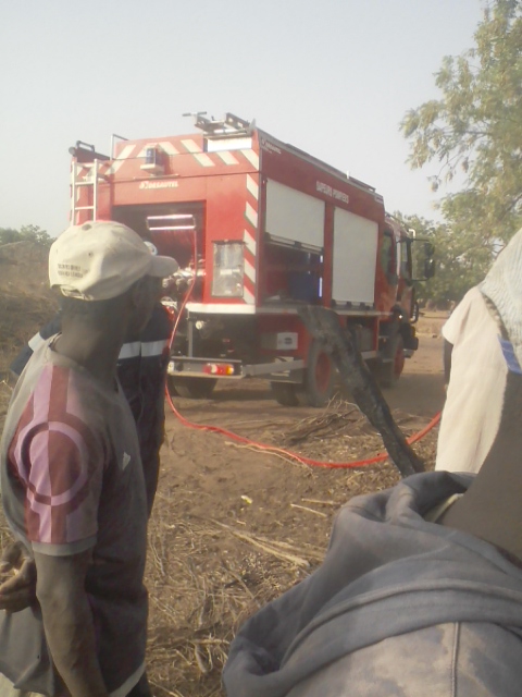 Médina Sabakh : Un grave incendie ravage une maison à Diaglé Omar (Images)