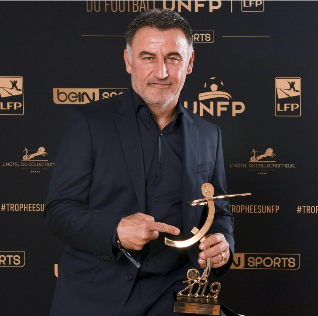 TrophÃ©e UNFP : L'entraÃ®neur du Losc Christophe Galtier dÃ©signÃ© meilleur