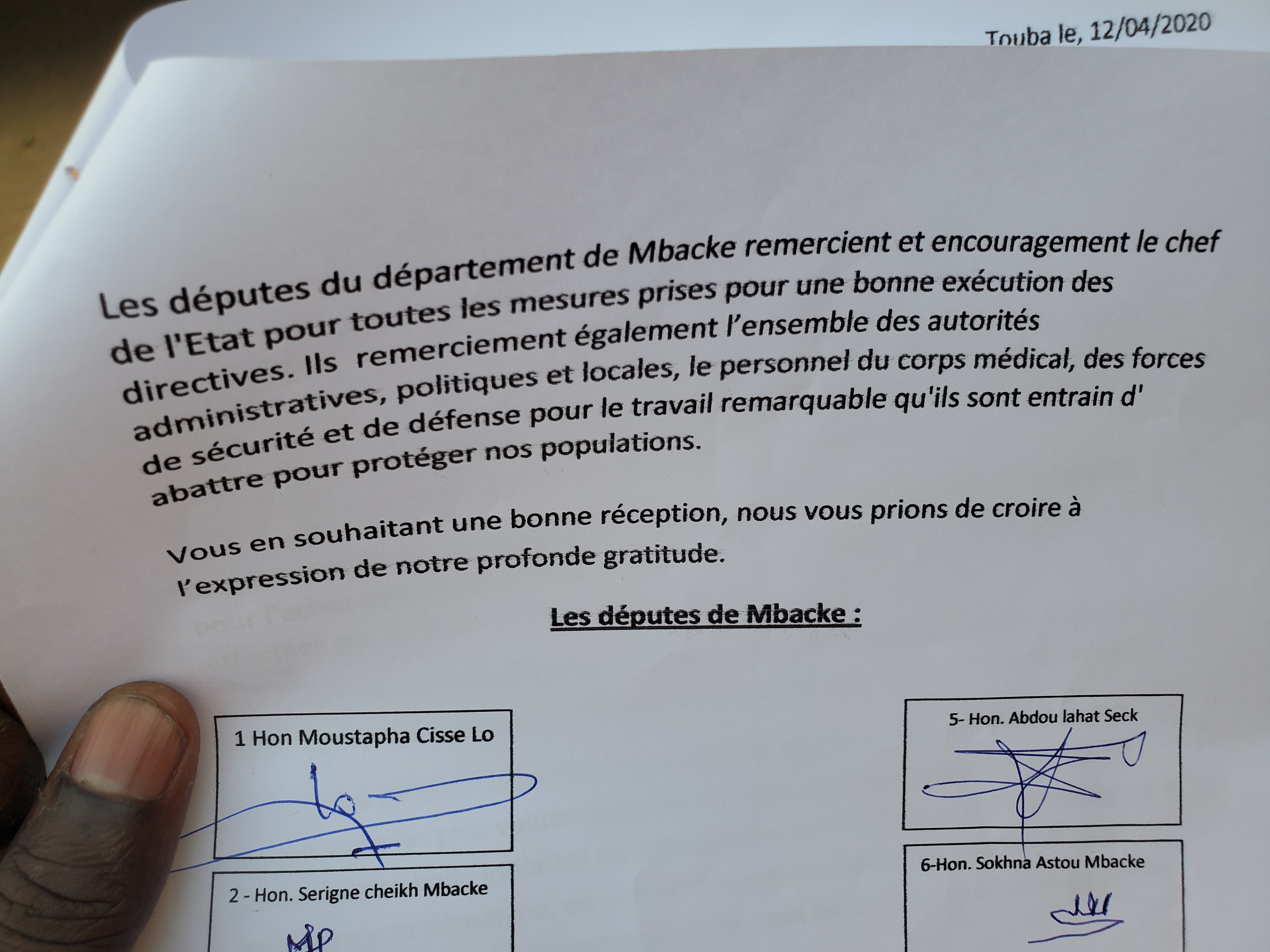 AIDE ALIMENTAIRE À TOUBA / Les députés du département se mobilisent et exigent d'intégrer le comité pour s'assurer de la transparence.