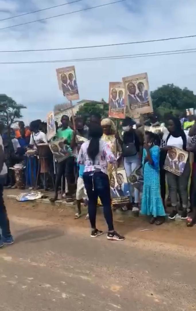 TOURNEE AGRICOLE DU Pr :Dr Cheikh Kanté et le Ministre d'Etat Mahamet Dione gagnent le pari de la Mobilisation à Fatick.