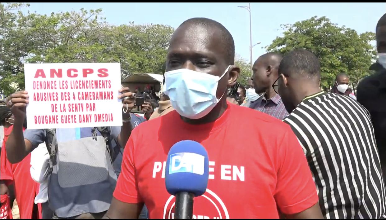 Sit-In de la Presse : Ibrahima Lissa Faye plaide pour l’application les textes garantissant la sécurité des journalistes.