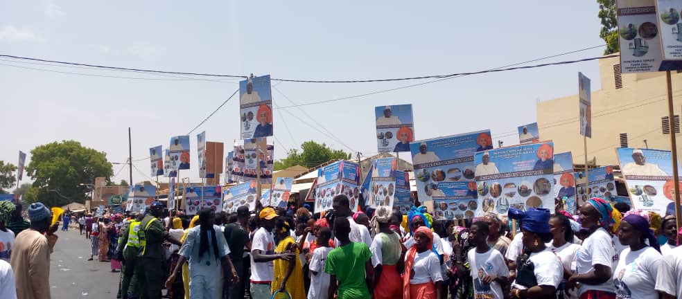 Accueil du PR à Koungheul : La députée Fanta Sall bat le record de la mobilisation.