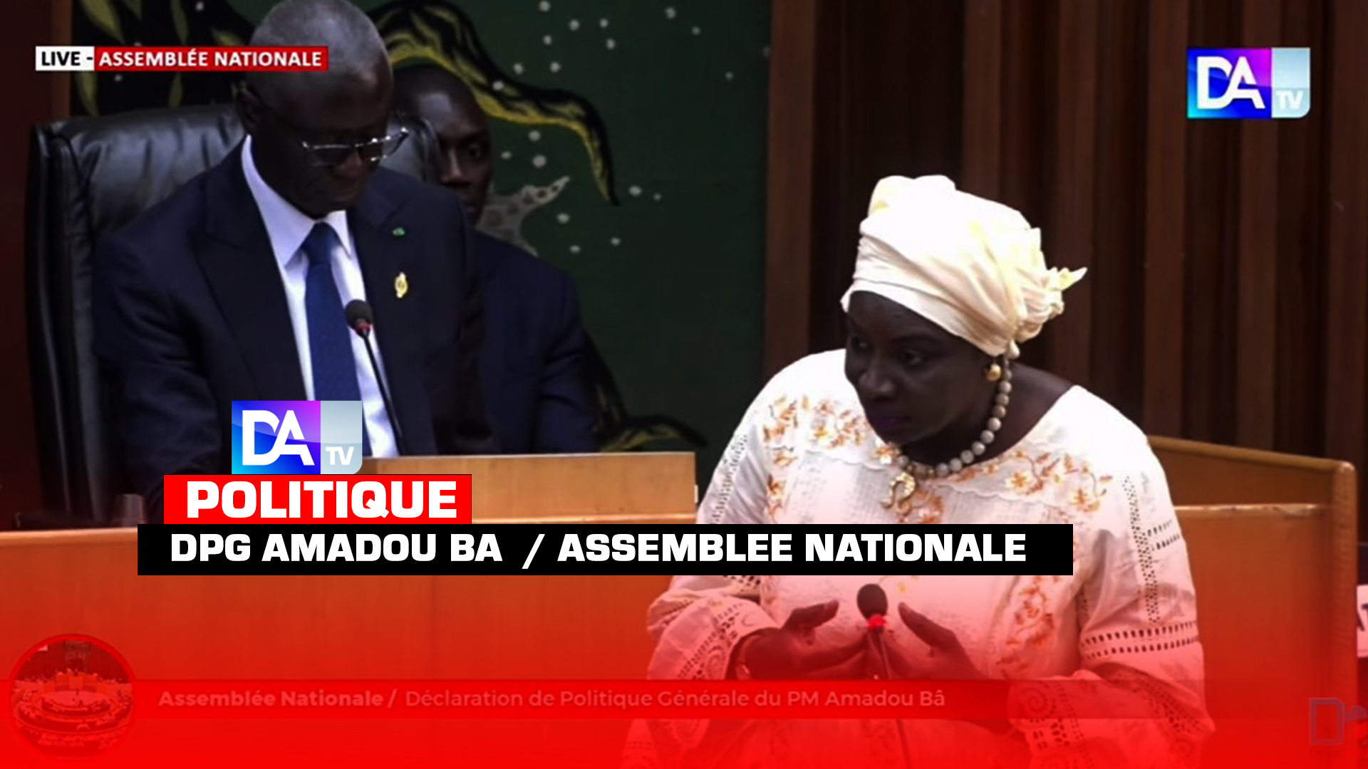 Aminata Toure Sadresse à Amadou Bâ Prenez Votre Courage à Deux Mains Et Dites Nous Votre 3025