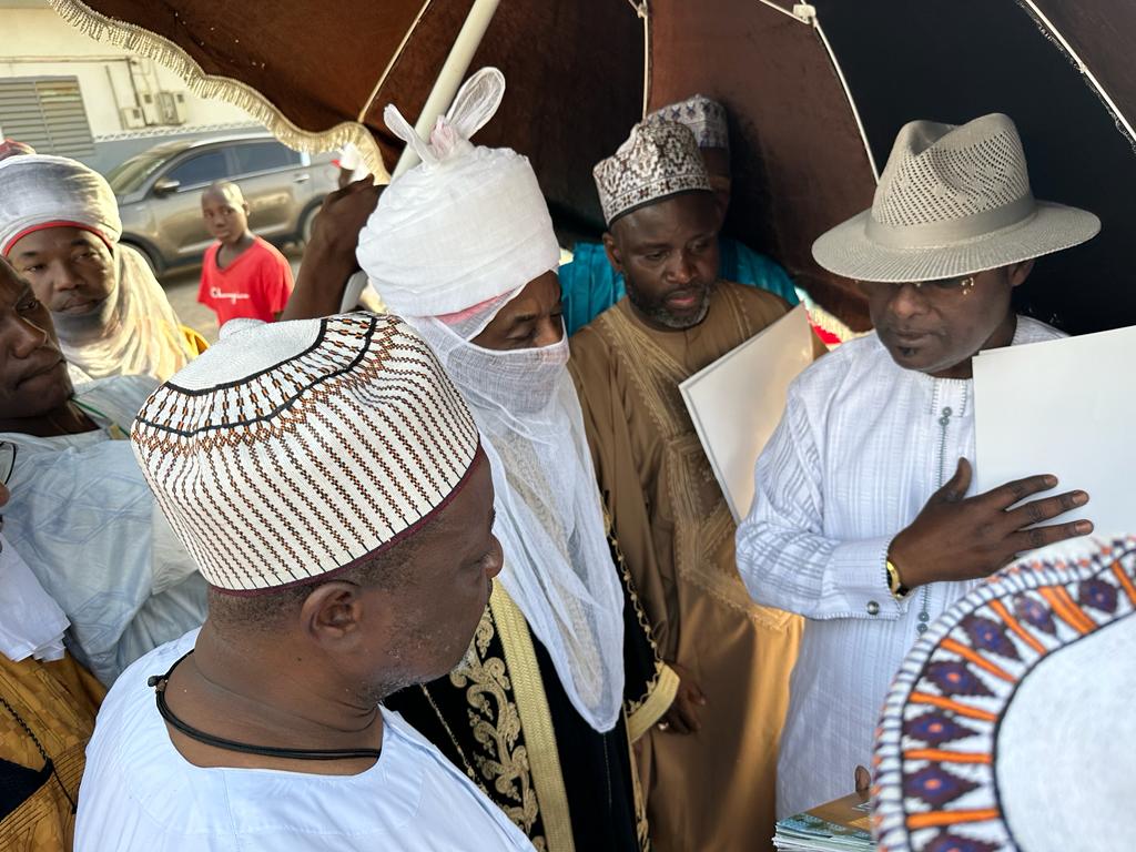 Médina Baye : Cheikh Mouhamed Sanoussi visite les chantiers des Grands Travaux de la Fayda Tijaniyya.