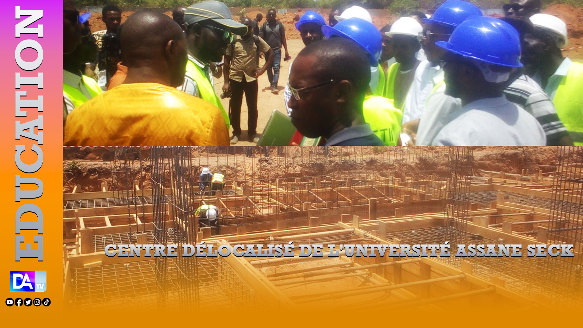 Centre délocalisé de l'université Assane Seck de Ziguinchor à Kolda : les travaux avancent à grands pas (Sana Sané, directeur du CROUS de Ziguinchor).