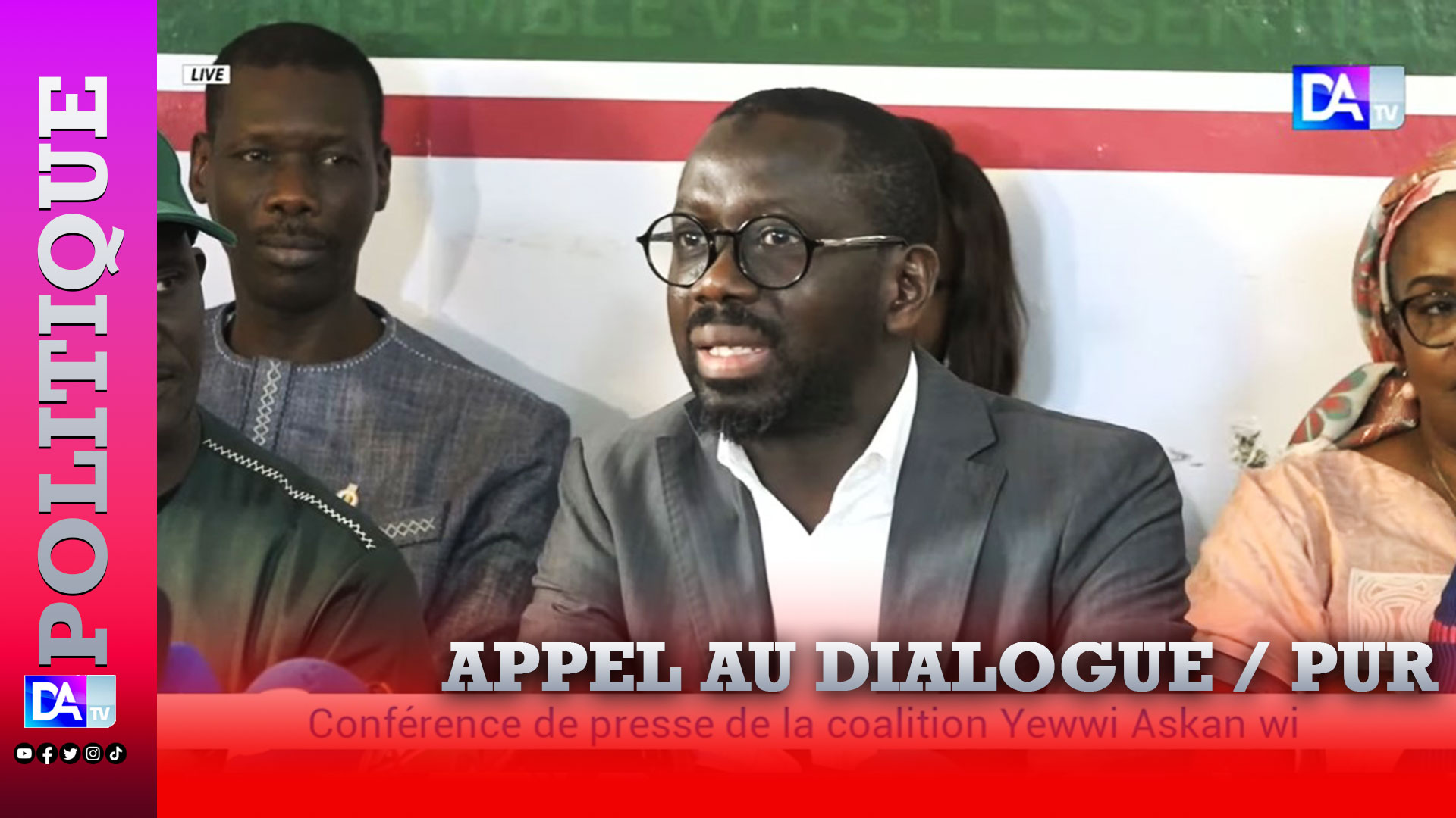 Appel Au Dialogue Cheikh Tidiane Youm Précise La Position Du Pur