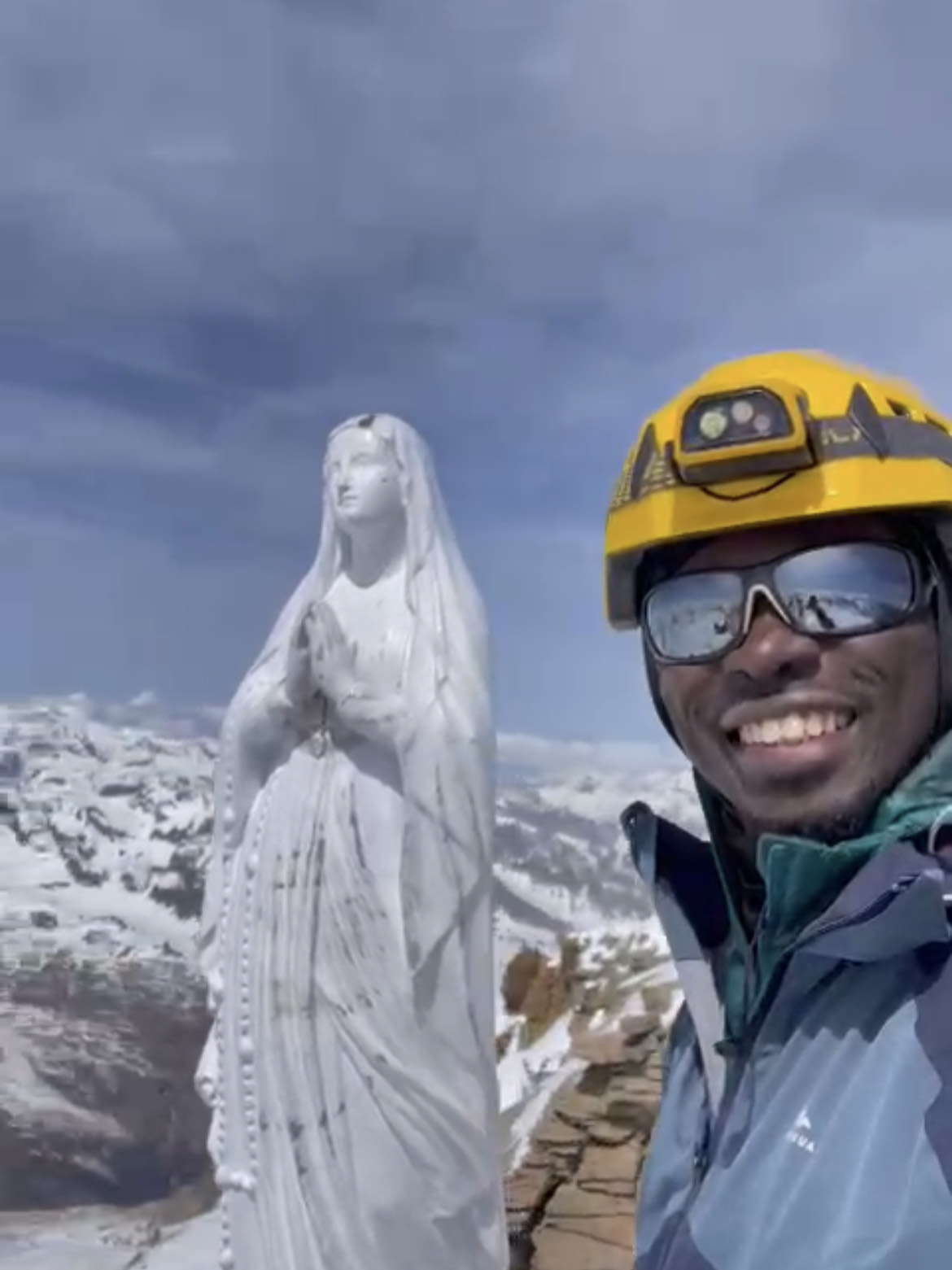 Alpinisme : Après le Mont-blanc et le Kilimandjaro, Mouhamed Tounkara a escaladé les 4061 mètres du Grand Paradiso !