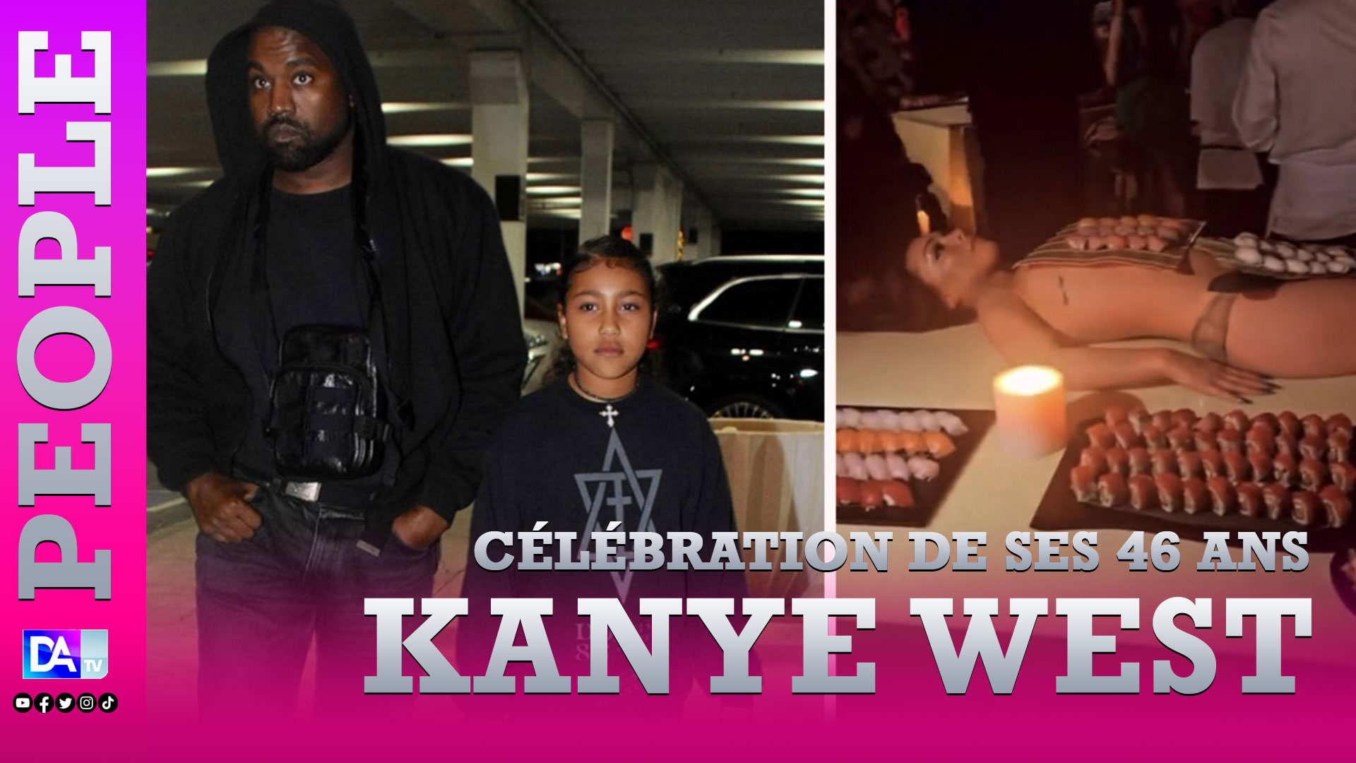 Célébration de ses 46 ans : Kanye West mêle sa fille North à une situation déconcertante