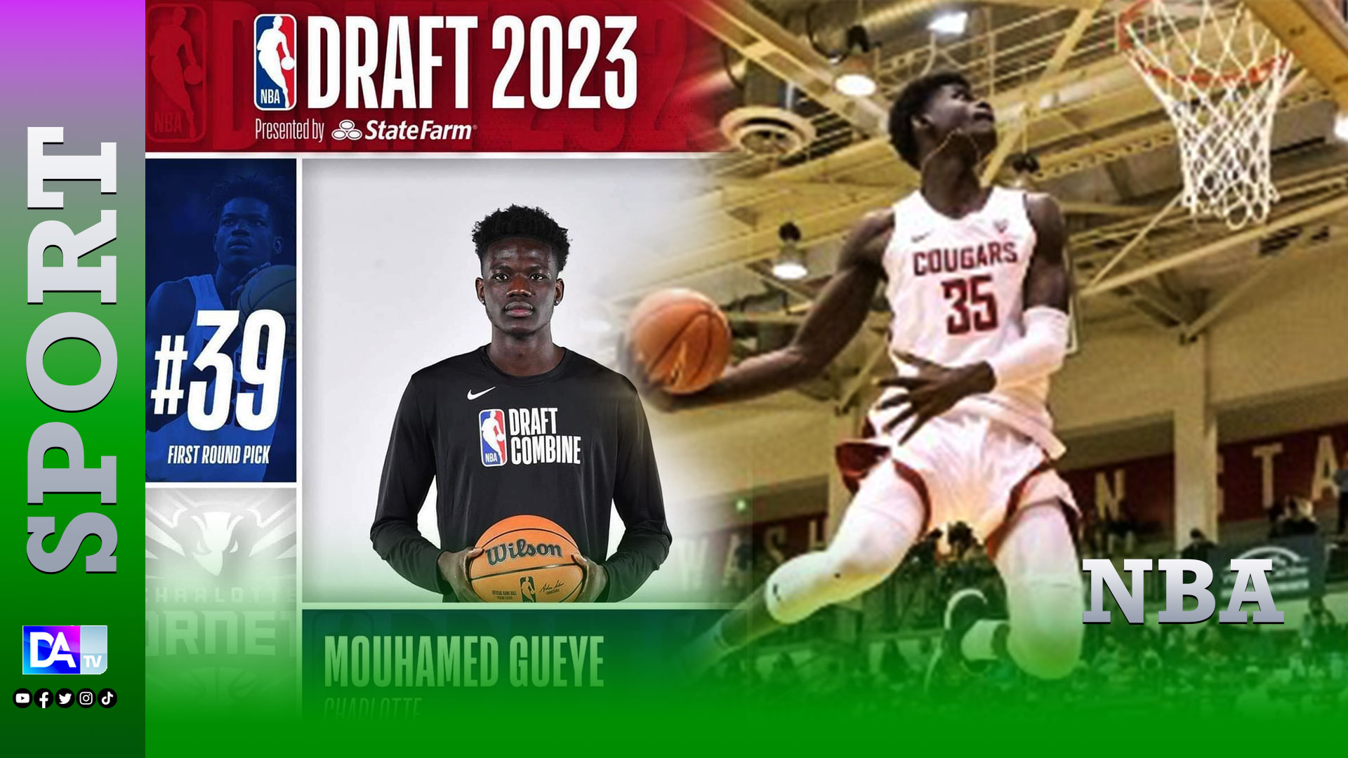 NBA : Le jeune basketteur sénégalais, Mouhamed Gueye, a été drafté à la 39eme position !