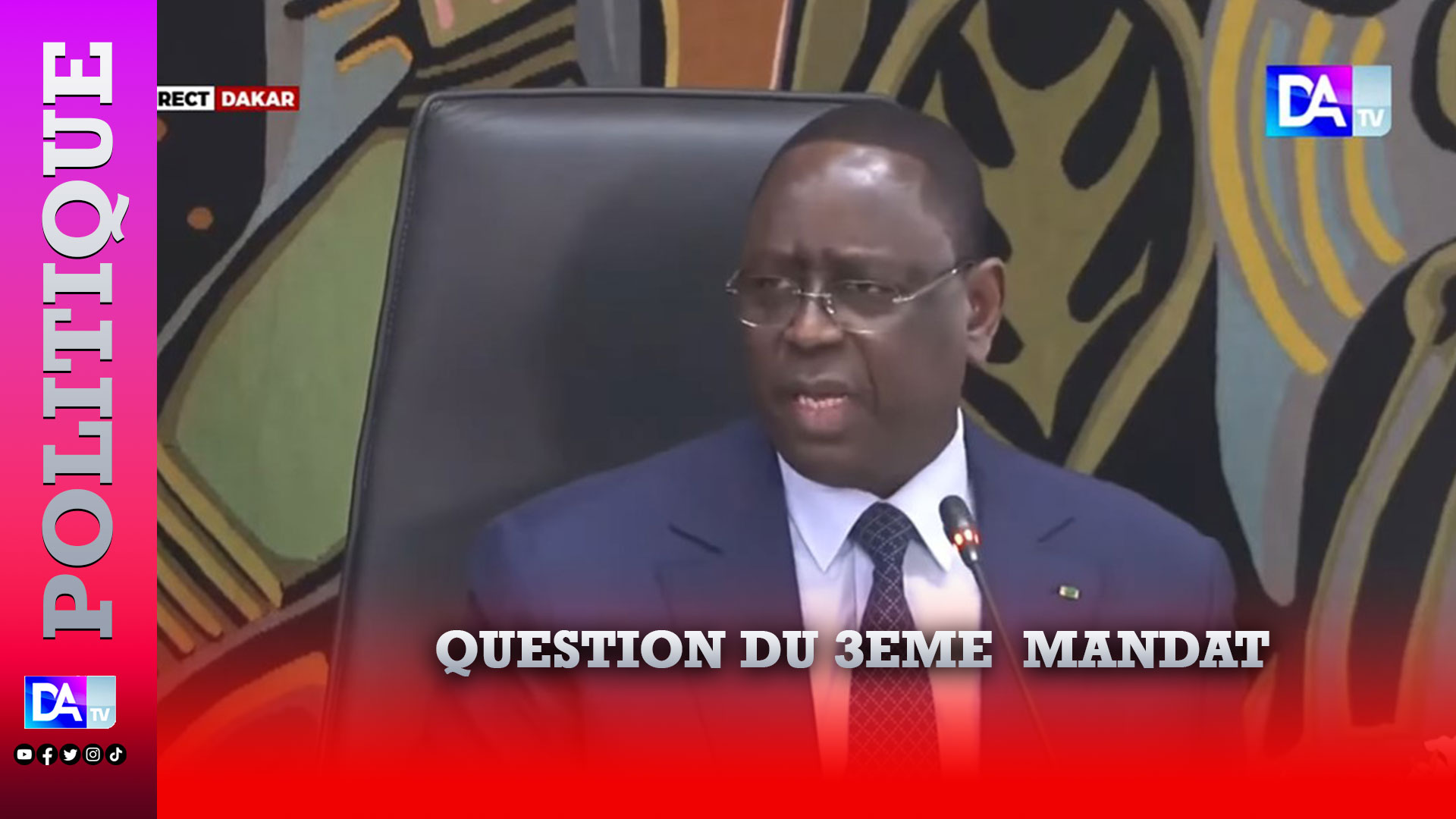 Annonce Sur Le 3e Mandat Macky Sall Donne Rendez Vous Après La Tabaski