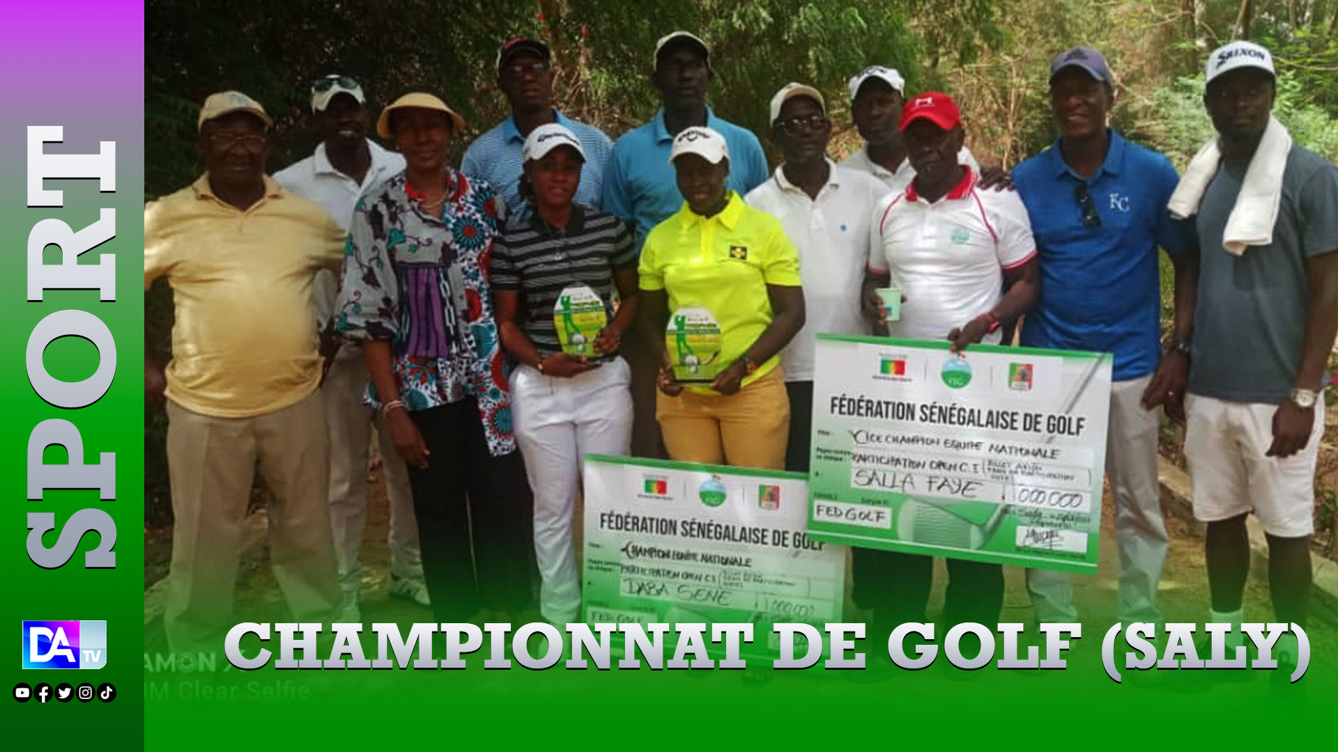 Championnat de Golf (Saly) : Matalibé Diop s’impose chez les Pros, les JOJ 2026 en ligne de mire de la FSG