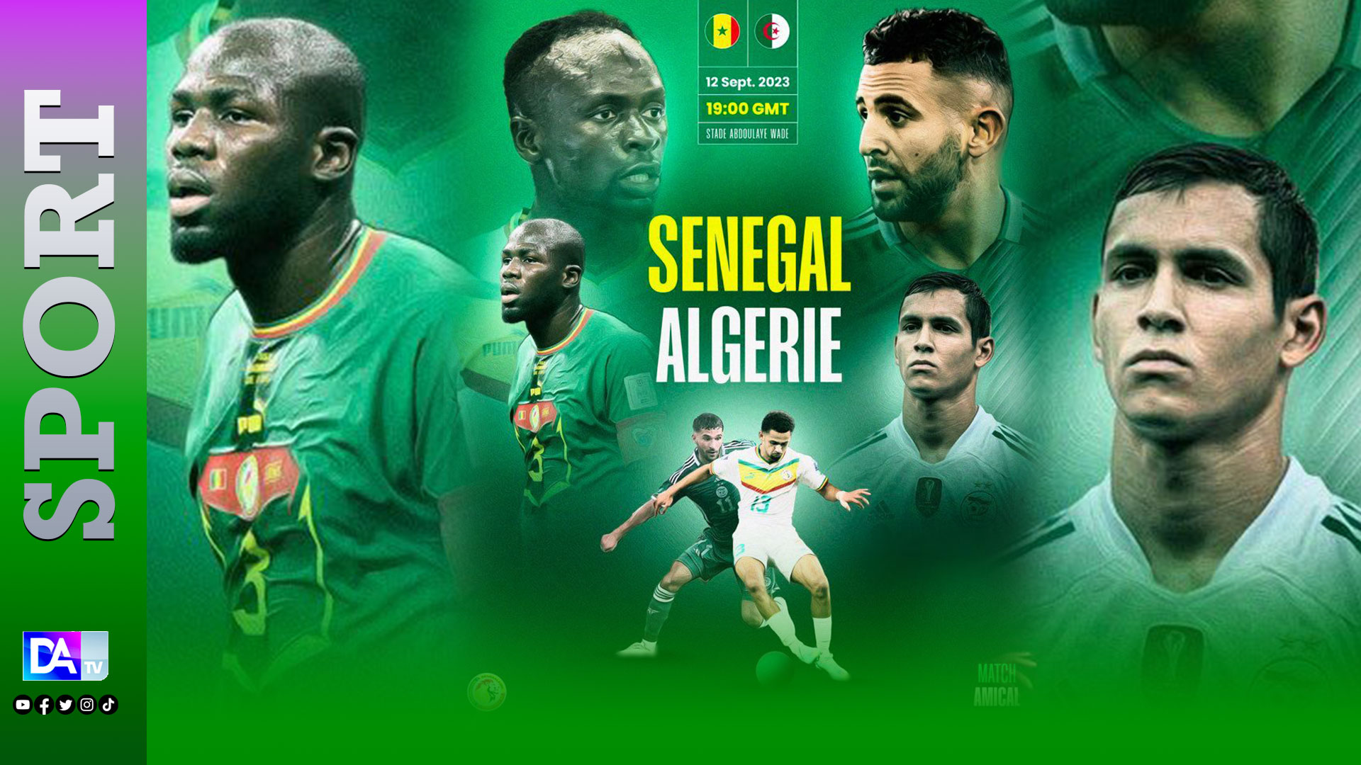 Amical: Le Sénégal va recevoir l’Algérie, le 12 septembre au stade Abdoulaye Wade