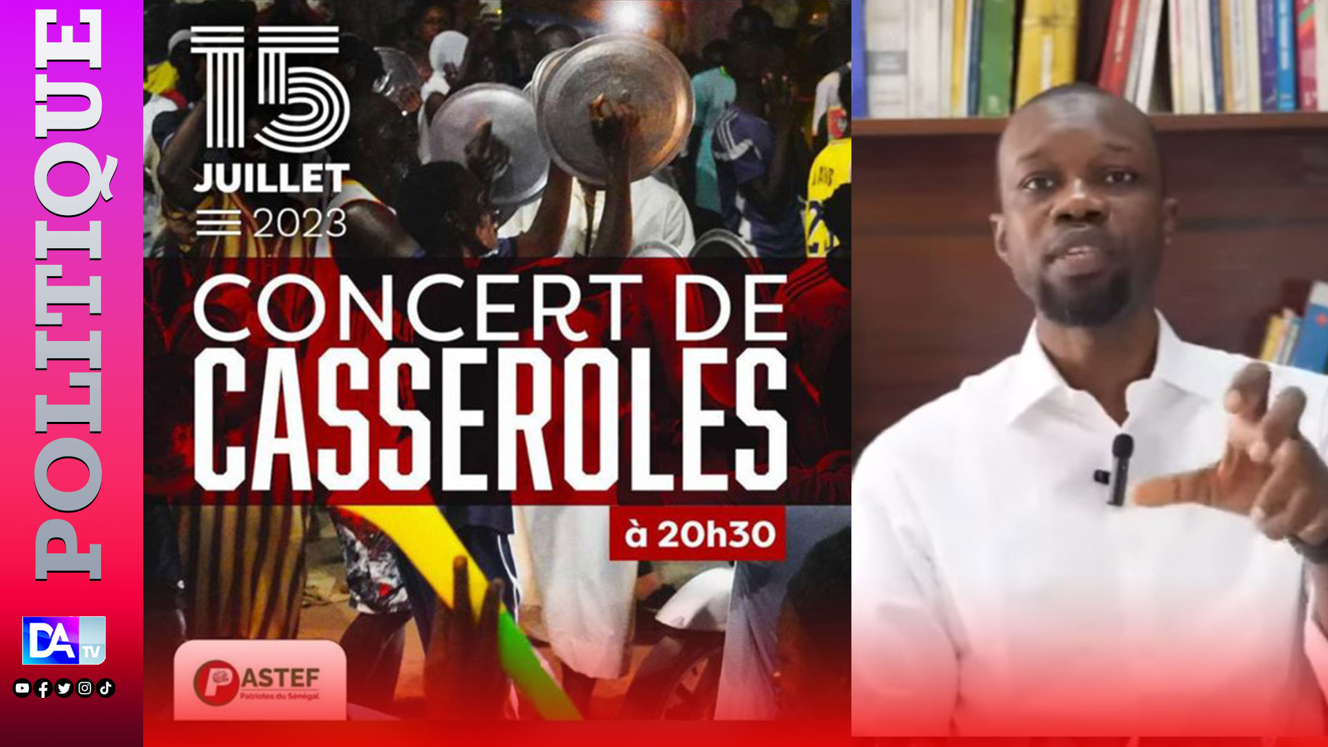 Rassemblement Du 15 Juillet Ousmane Sonko Fait Recours à Un Concert