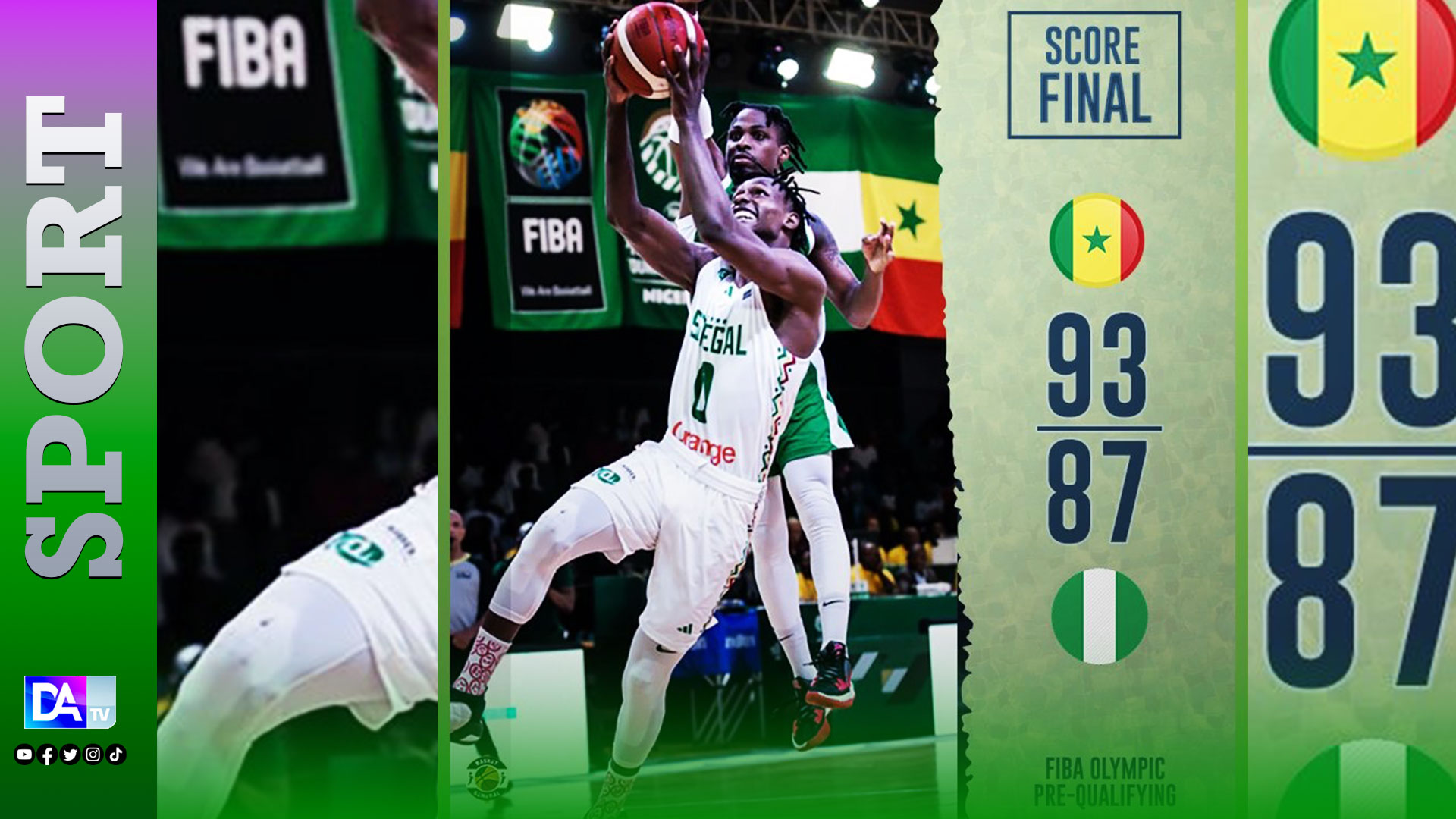 Basket / Tournoi Pré-qualification aux JO 2024 : Les Lions de Pabi s’imposent face au Nigeria