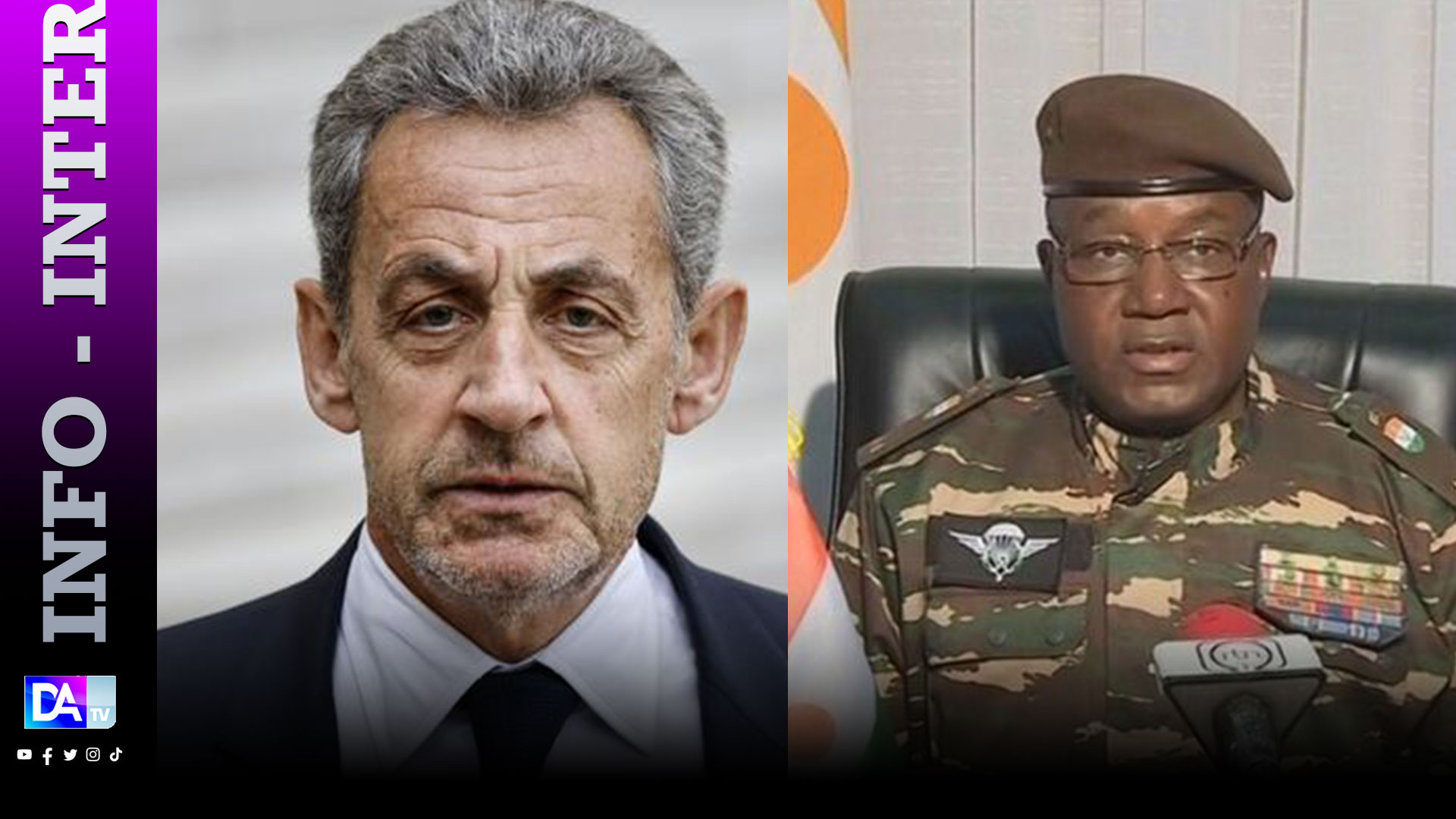 Pour Sarkozy, le coup d'État au Niger est voué à l'"échec"