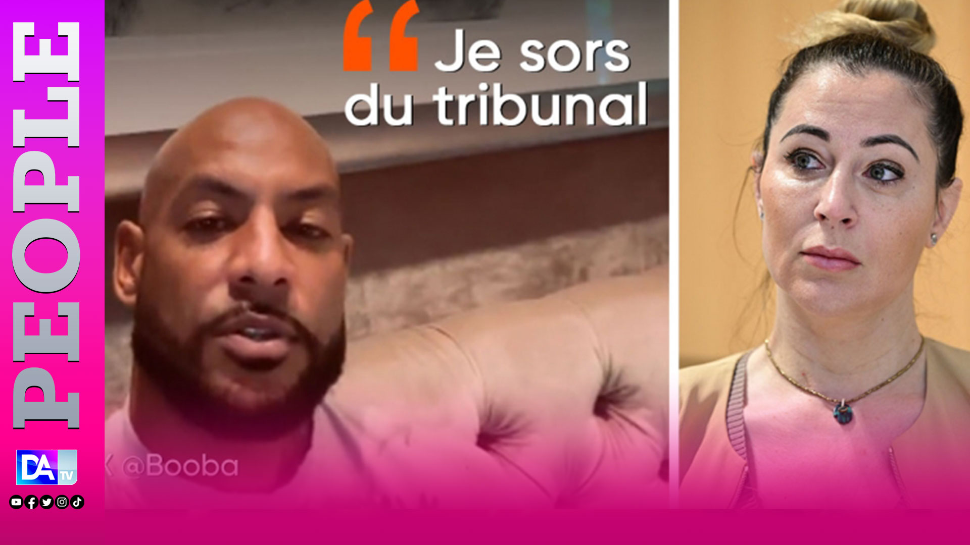 Le rappeur Booba mis en examen pour cyberharcèlement à l'encontre de Magali Berdah