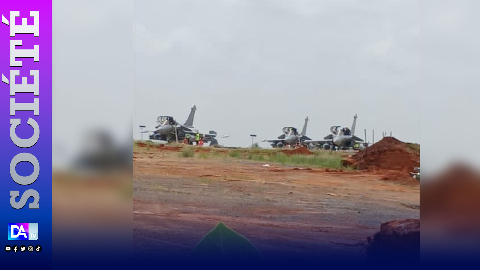 Retrait des Forces françaises au Niger: L'armée Française fait escale à l’AIBD avec trois Rafales, 1 A330 MRTT et 1 A400M