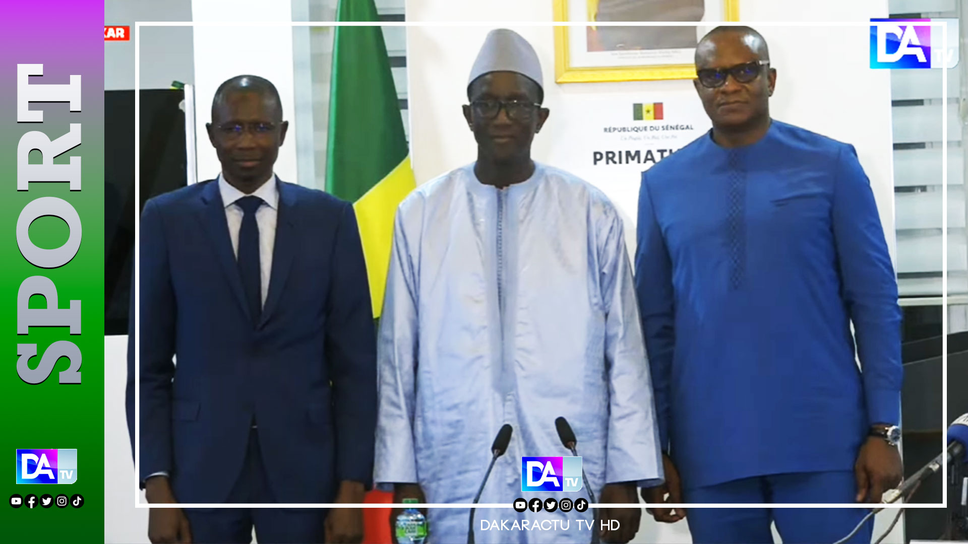 Passation De Service Amadou Bâ Passe Le Témoin Aux Ministres Lat Diop Et Daouda Dia 2936