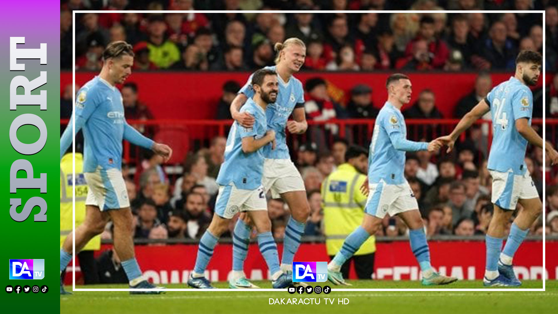Premier League : Avec un doublé de Haaland, Manchester City inflige une correction à Man United
