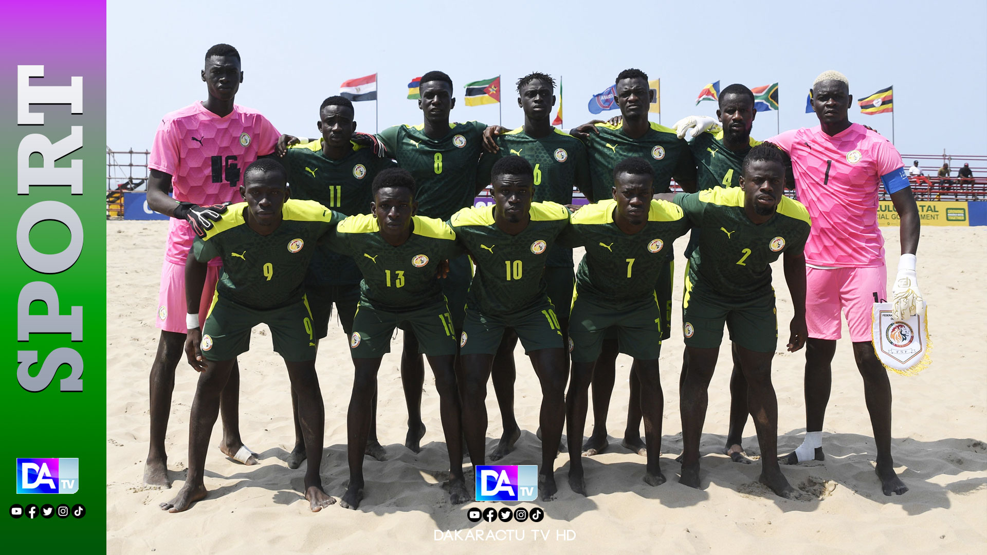 Préparation Coupe du Monde Beach Soccer 2024 Le Sénégal remporte son