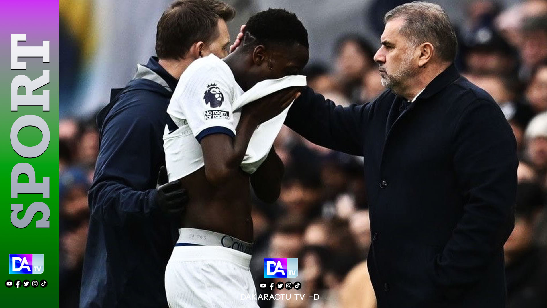 Blessure de Pape Matar Sarr, son entraîneur, Postecoglou donne des nouvelles…