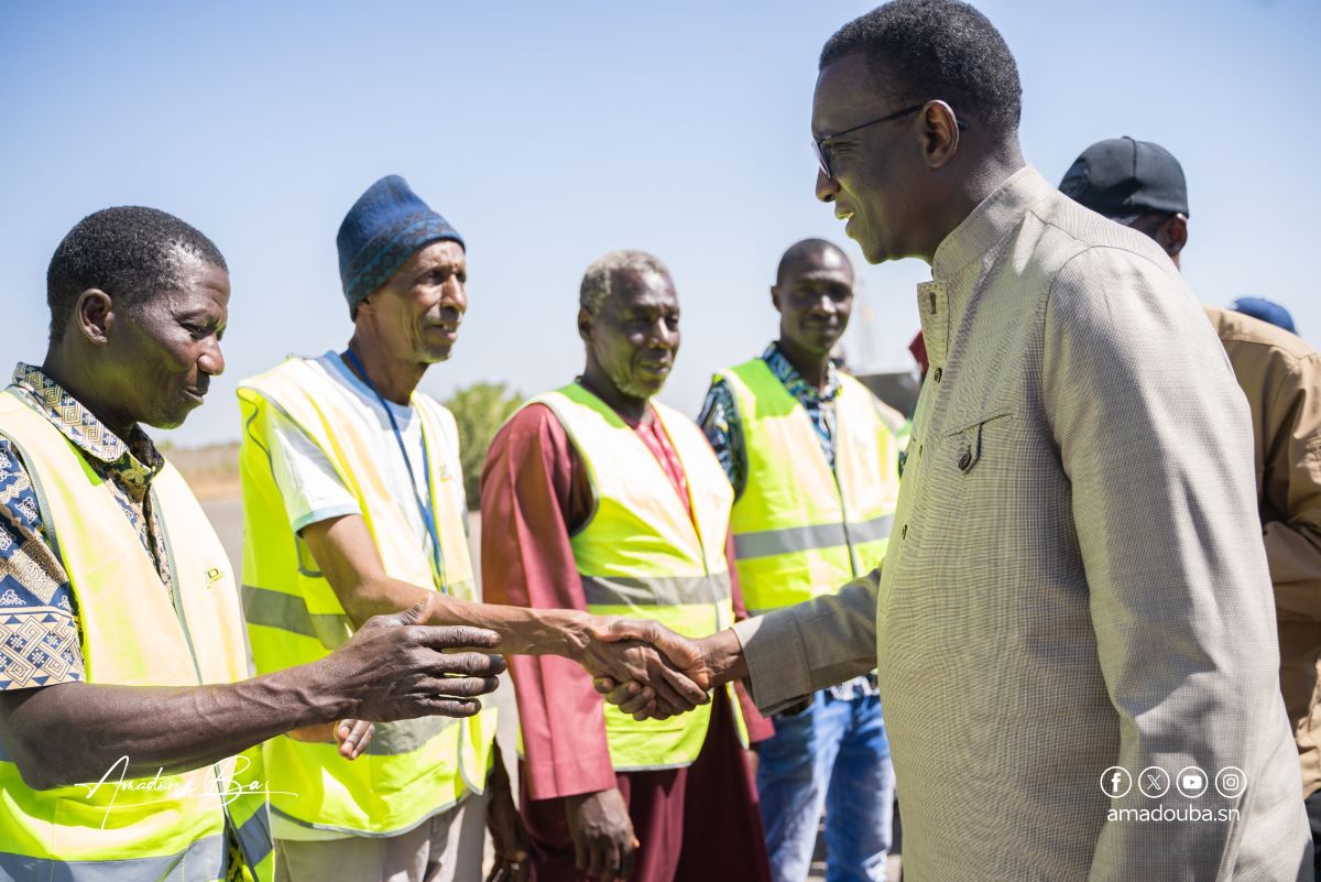 Tournée Économique en Casamance/Kolda :  le Pm a effectué une visite du chantier de la boucle du Fouladou