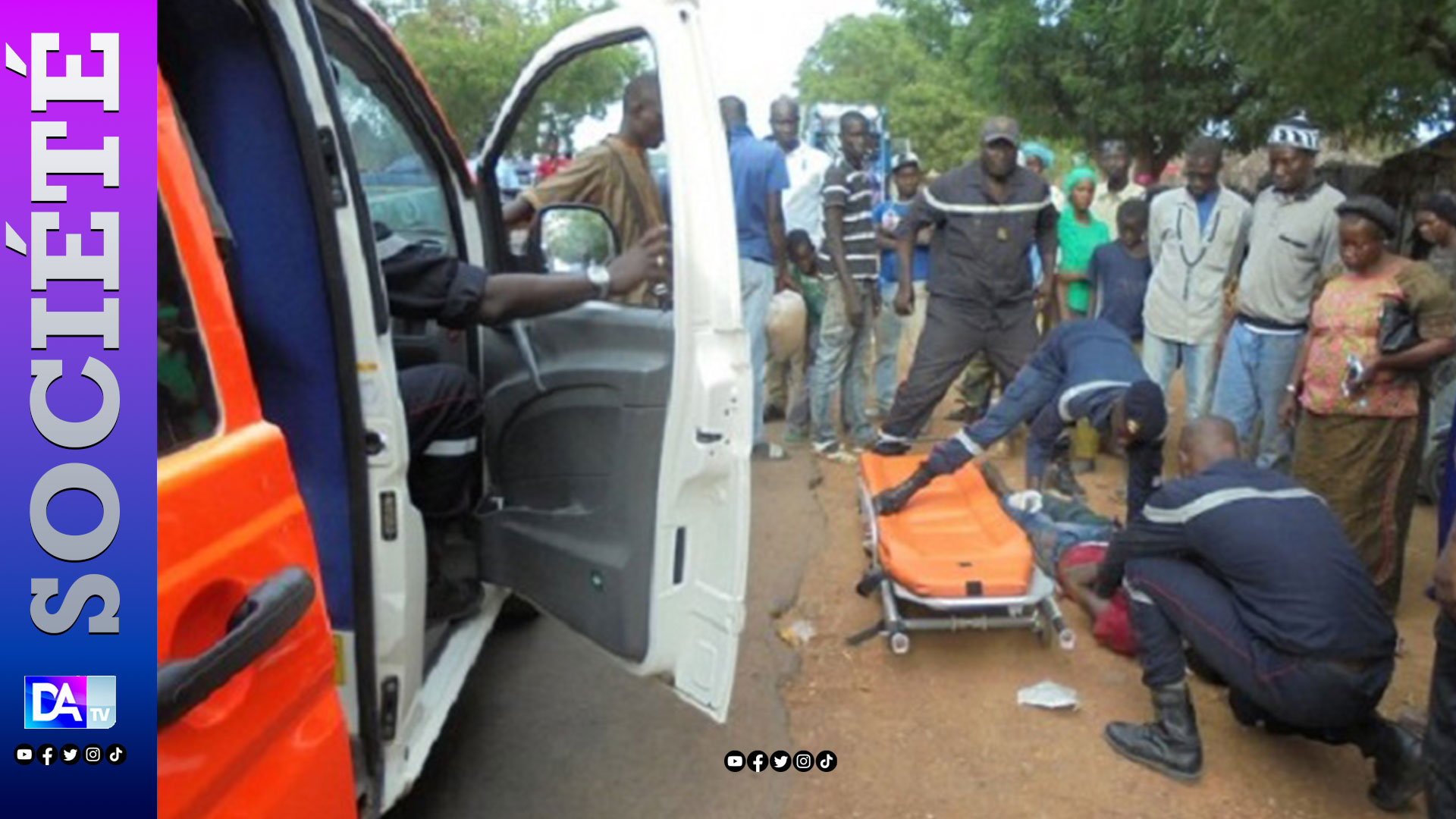 Kébémer-Ndande: Un accident de la route fait plusieurs blessés graves