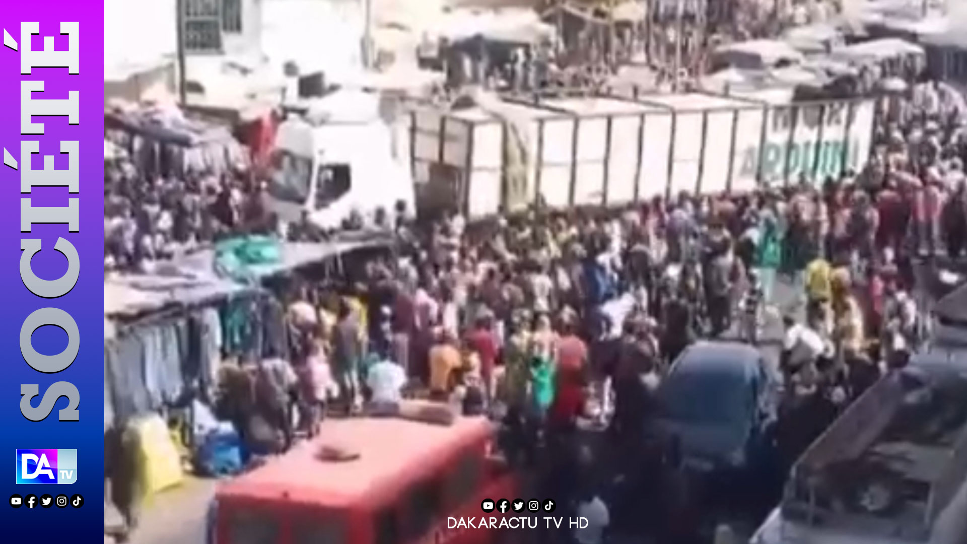 Colobane : Un camion dérape, fonce sur une friperie et fait des morts