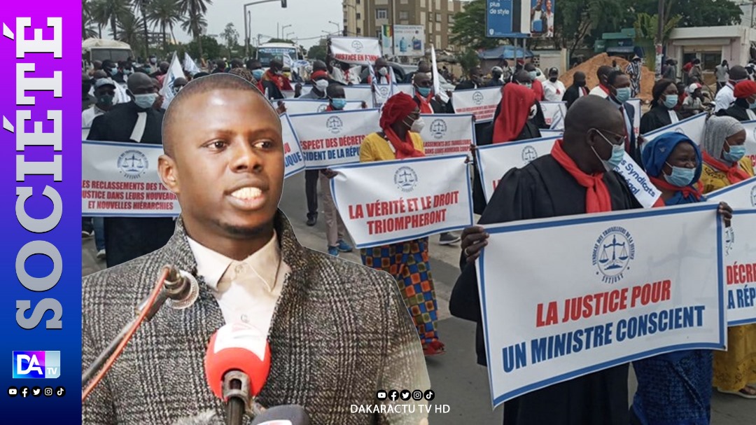 Le SYTJUST exige la libération immédiate de Me Ngagne Demba Touré