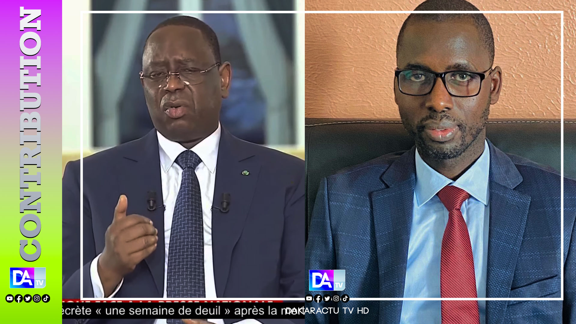 L’INTERVIEW DE MACKY SALL, UN CAS PRATIQUE DE L’INCERTITUDE RADICALE PAR LE PROF ABOU KANE