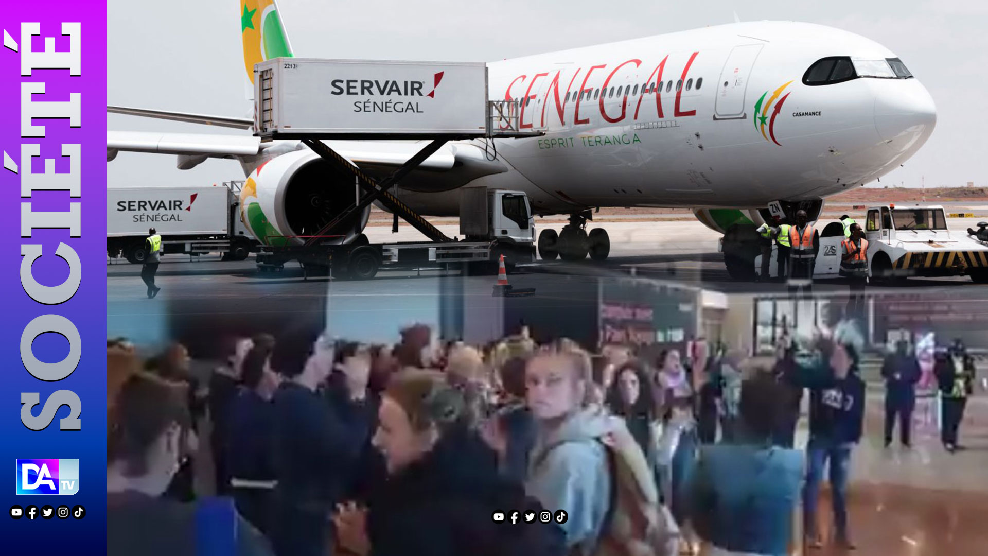 Retard d’un vol Air Sénégal : Des ressortissants français déclenchent une contestation à l’aéroport Blaise Diagne