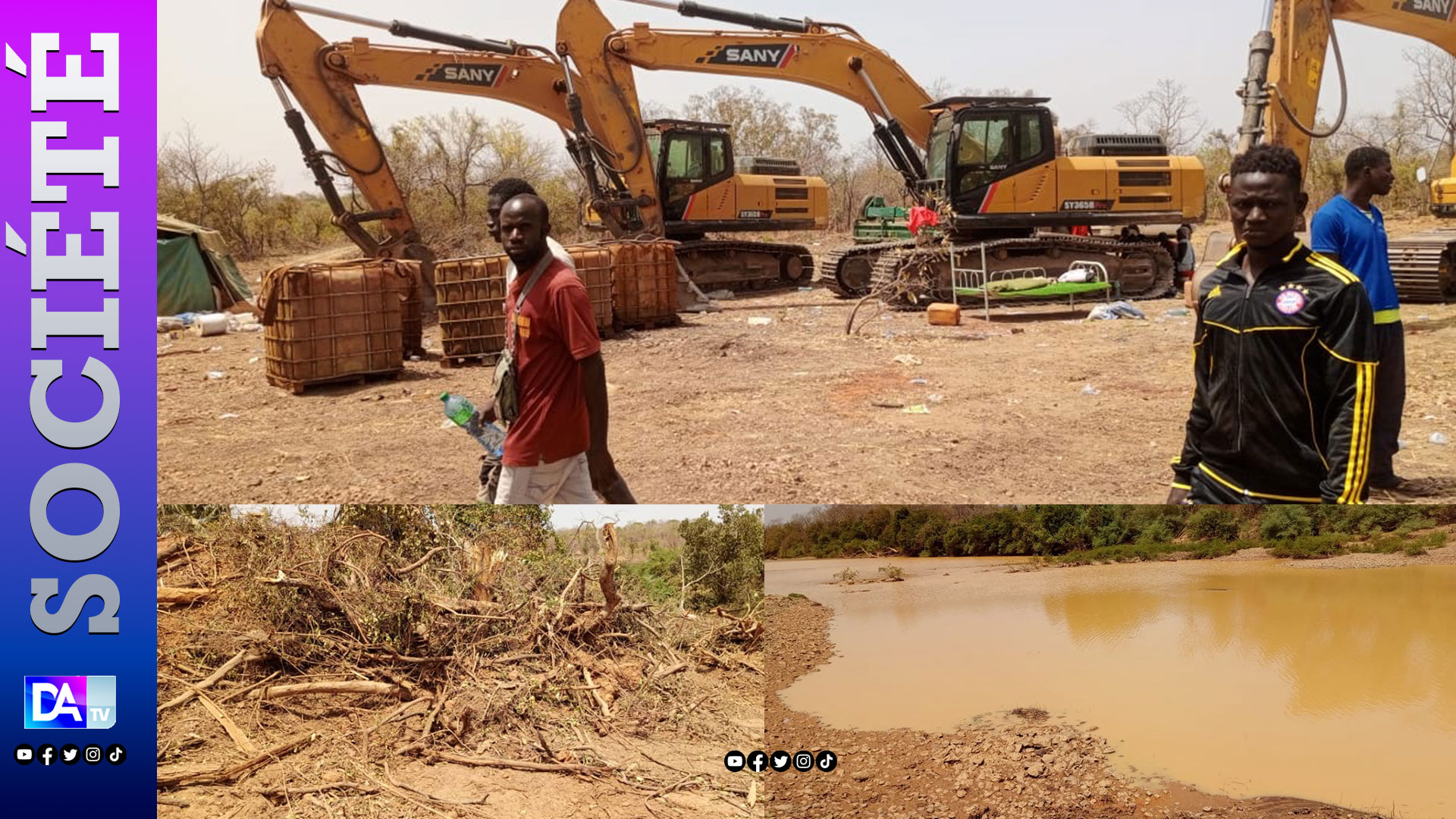 Exploitation illégale de l’or à Kédougou : qui sont ces chinois, inconnus de leur ambassade, qui détruisent en toute impunité la Falémé et des hectares de terre ?