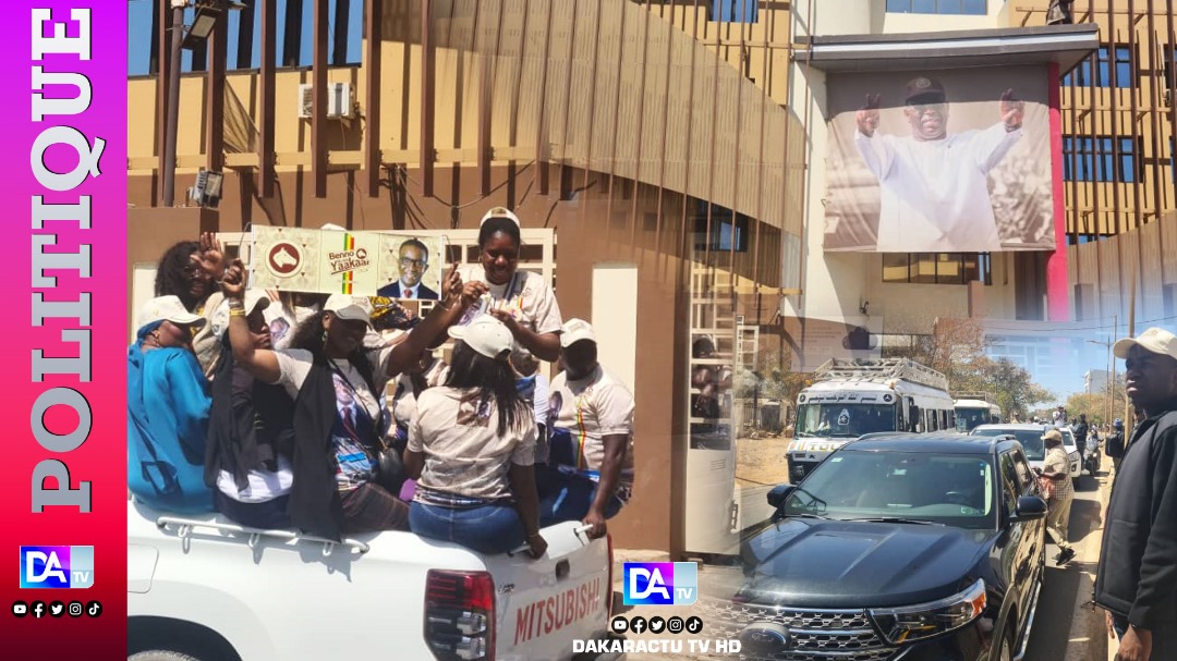 Campagne éléctorale : Une caravane de la coalition BBY  sillonne les quartiers de Dakar... 