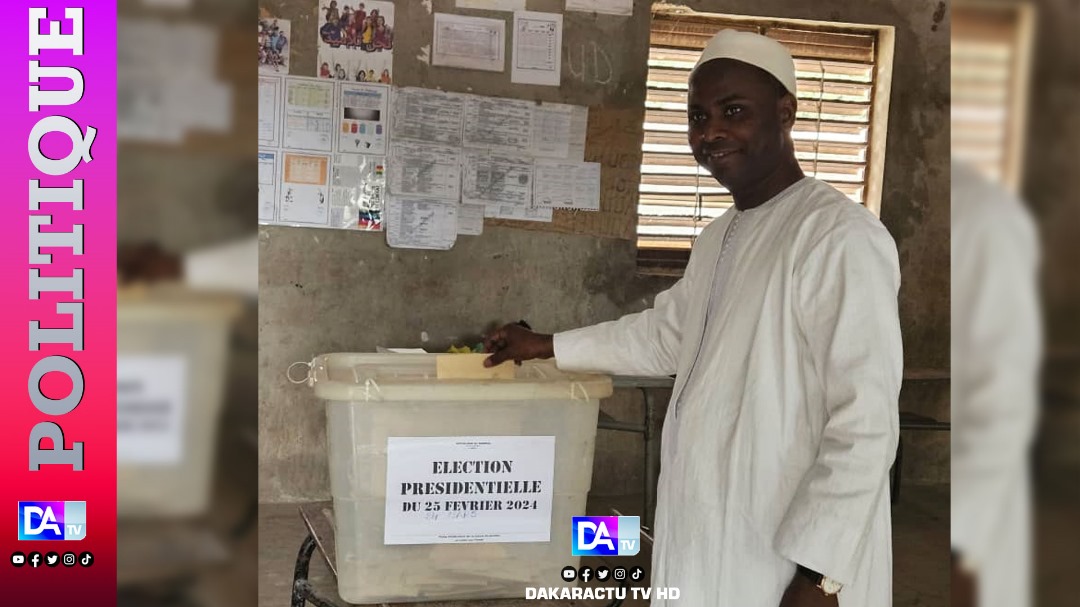 Kolda-Presidentielle : Mamadou Salif Sow (DG/ASP) a accompli son devoir citoyen et appelle à voter dans le calme