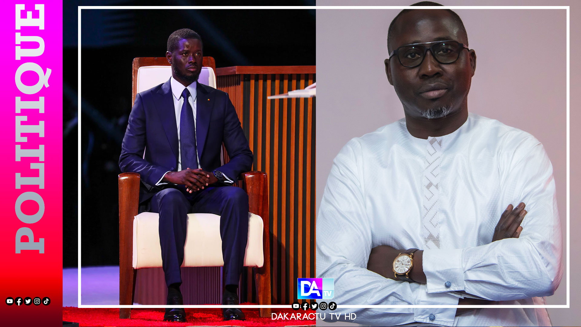 Élection présidentielle : le Président du mouvement "Nouvelle Voie" félicite le Président Bassirou Diomaye Faye