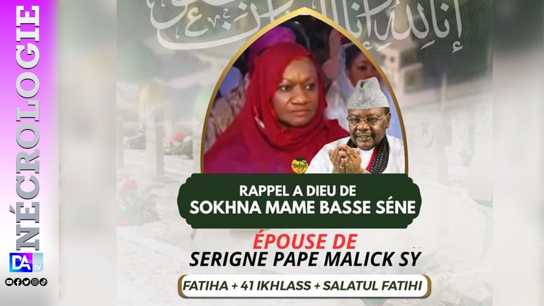 Tivaouane en deuil suite au rappel à Dieu de Mame Basse Séne, épouse de Serigne Pape Malick Sy