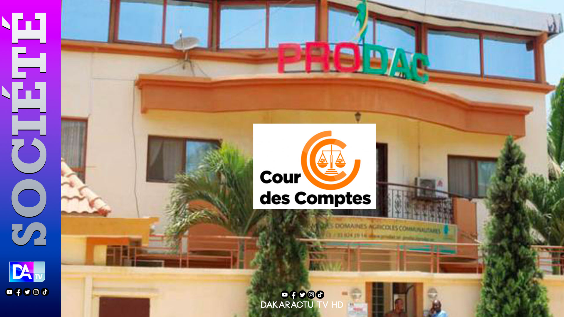 PRODAC : La Cour des Comptes dévoile des paiements effectués en violation de la convention de financement