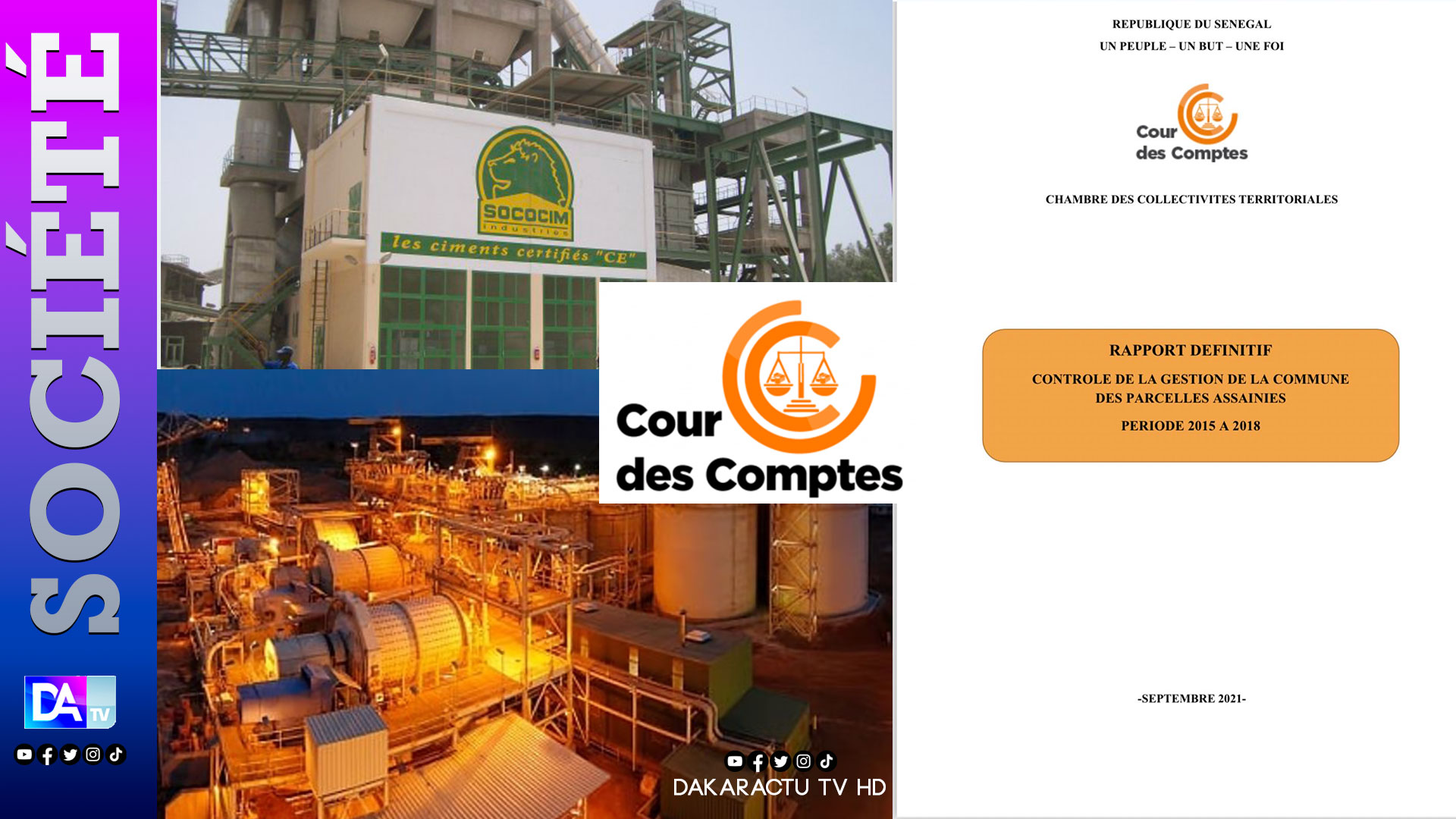 Mines: SGO, SOCOCIM et la renonciation volontaire de l’Etat du Sénégal à coût de milliards « introuvables » ! (Rapport cour des comptes 2015-0218)