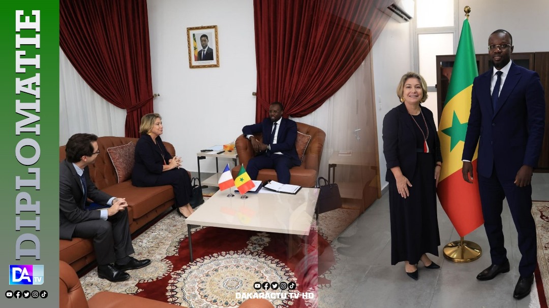 Coopération France-Sénégal: 1ere rencontre entre l'Ambassadrice Christine Fages et  le PM Ousmane Sonko