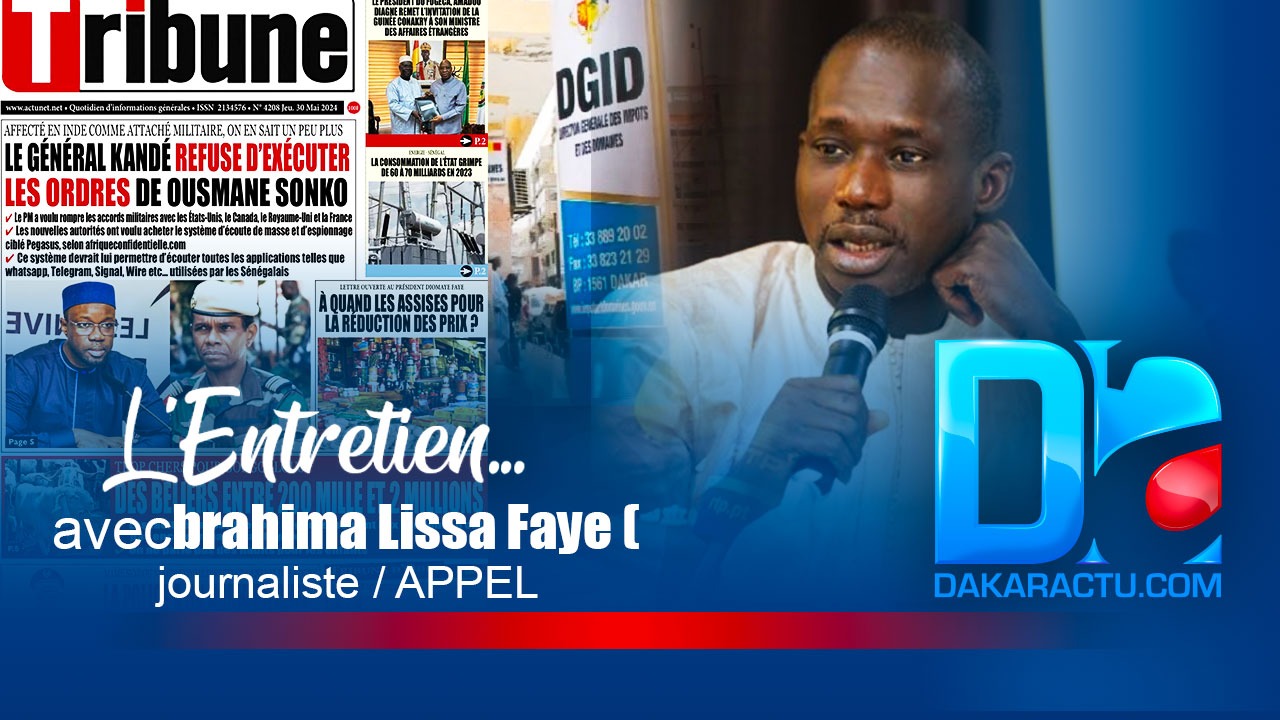 Situation chaotique des entreprises de Presse, redressement Fiscal: Ibrahima Lissa Faye (APPEL)  tire la sonnette d'alarme...