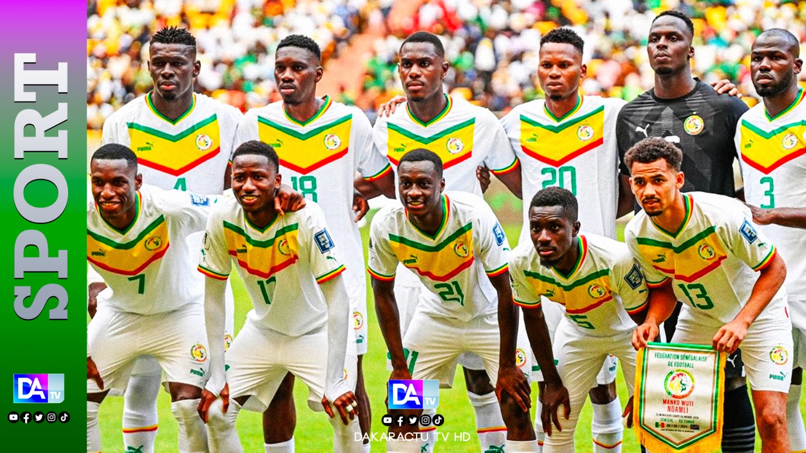 Mauritanie vs Senegal : Les Lions  mènent 1-0 à la mi-temps