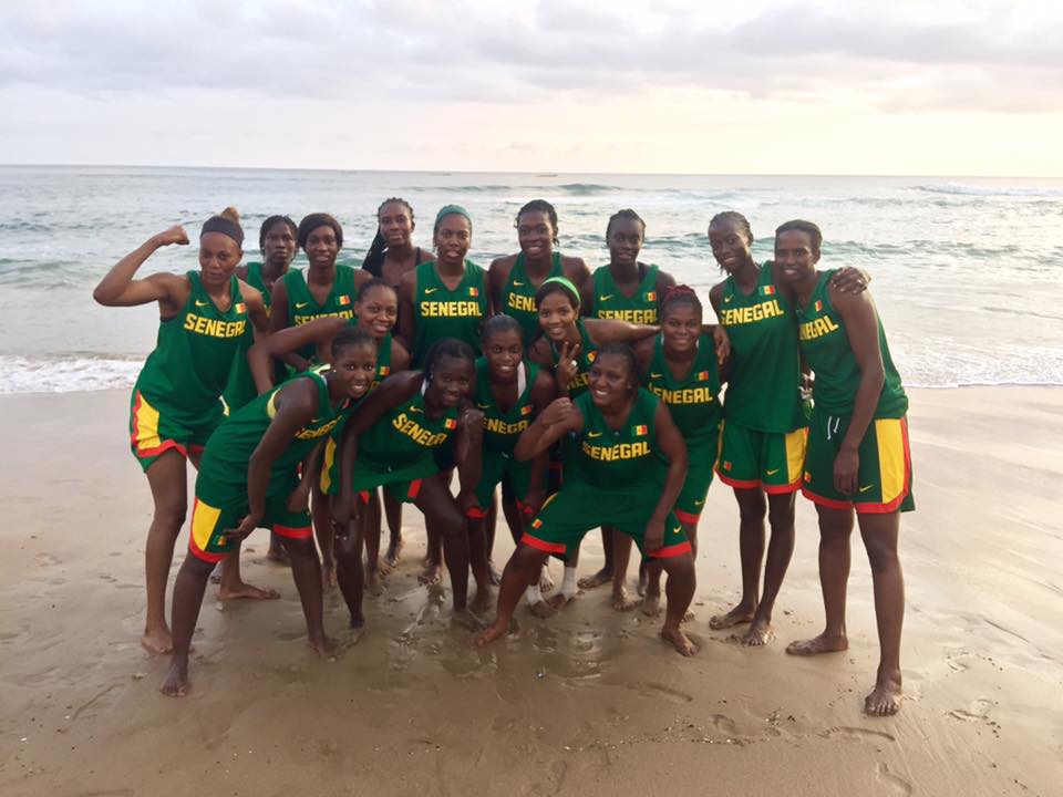 BASKET : L’équipe féminine du Sénégal en détente après une séance d’entraînement