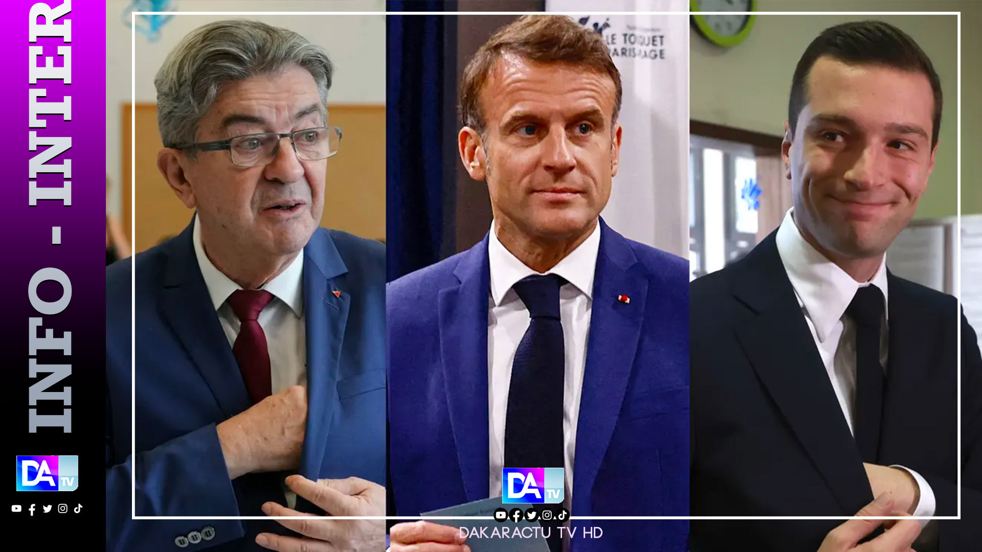 Législatives en France: la gauche devant le camp de Macron et l'extrême droite (estimations)