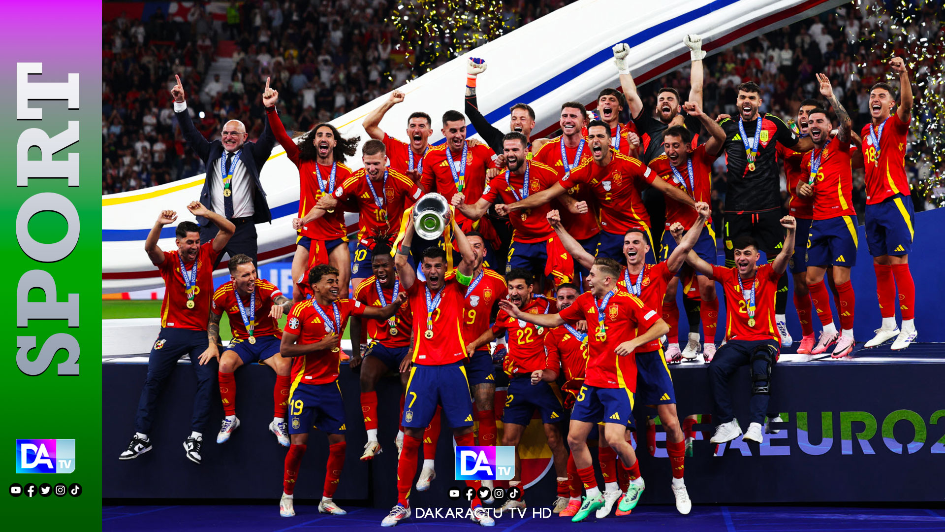 Euro 2024 : L’Espagne sacrée championne devant l’Angleterre !